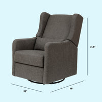 DaVinci Arlo Recliner and Swivel Glider | Water Repellent & Stain Resistant Fabric