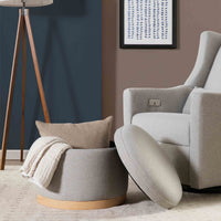 Babyletto Naka Storage Ottoman in Eco-Performance Fabric | Water Repellent & Stain Resistant