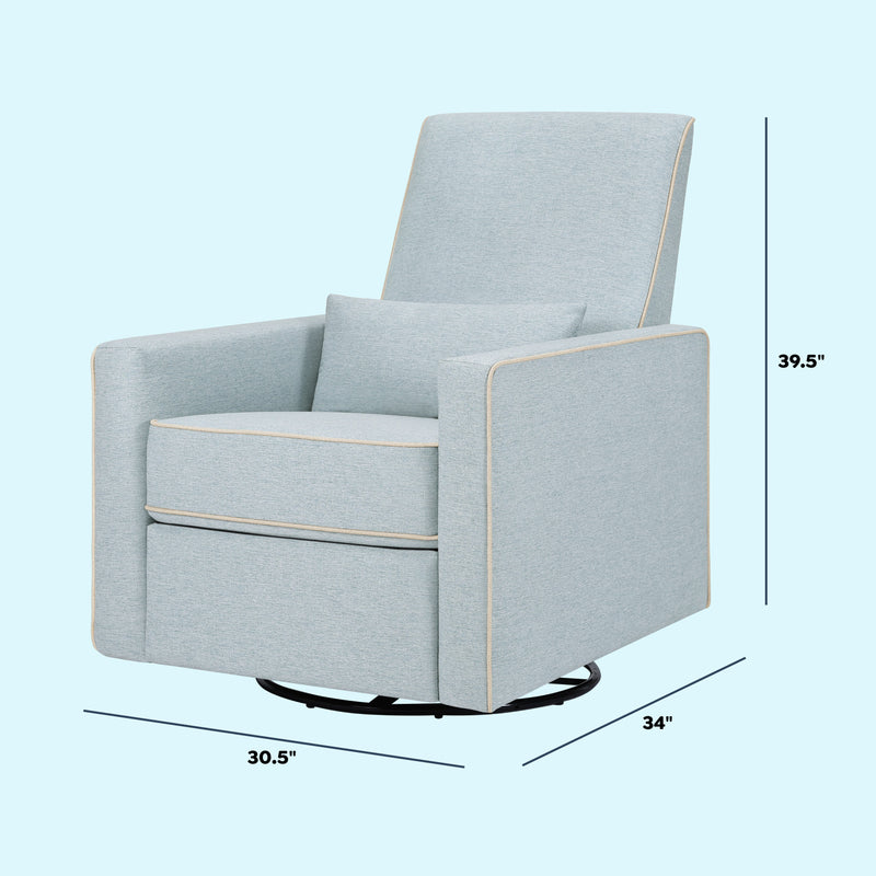 DaVinci Piper Recliner and Swivel Glider