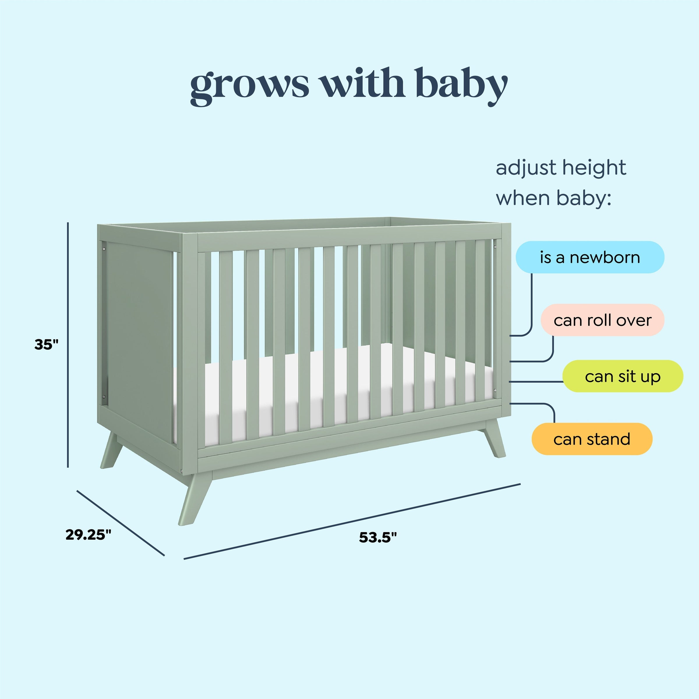 DaVinci Otto 3-in-1 Convertible Crib