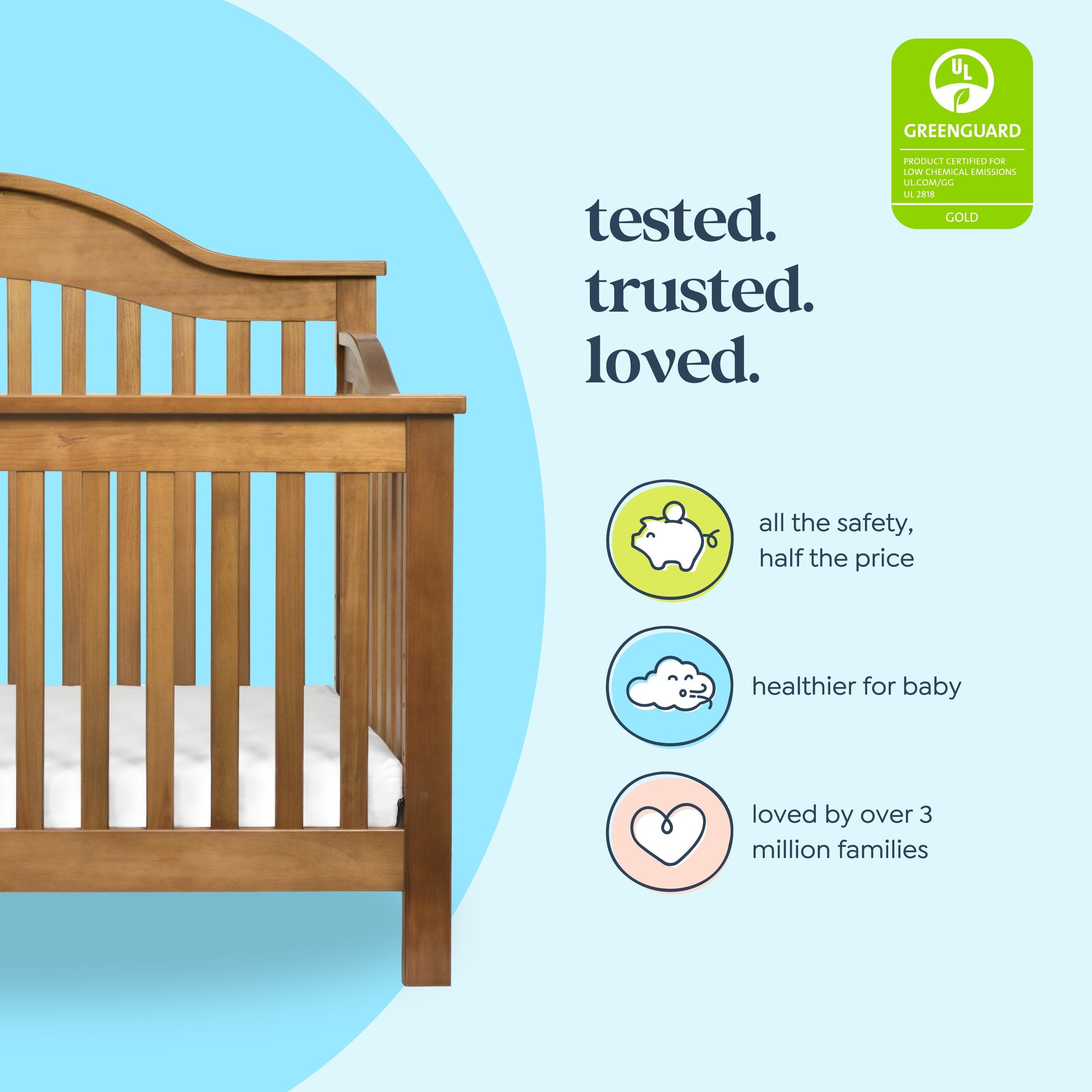 DaVinci Jayden 4-in-1 Convertible Crib