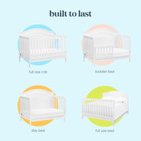 DaVinci Charlie 4-in-1 Convertible Crib