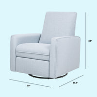 DaVinci Penny Recliner and Swivel Glider | Eco-Friendly Water Repellent & Stain Resistant Fabric