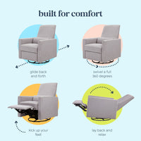DaVinci Piper Recliner and Swivel Glider