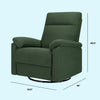 DaVinci Suzy Recliner and Swivel Glider