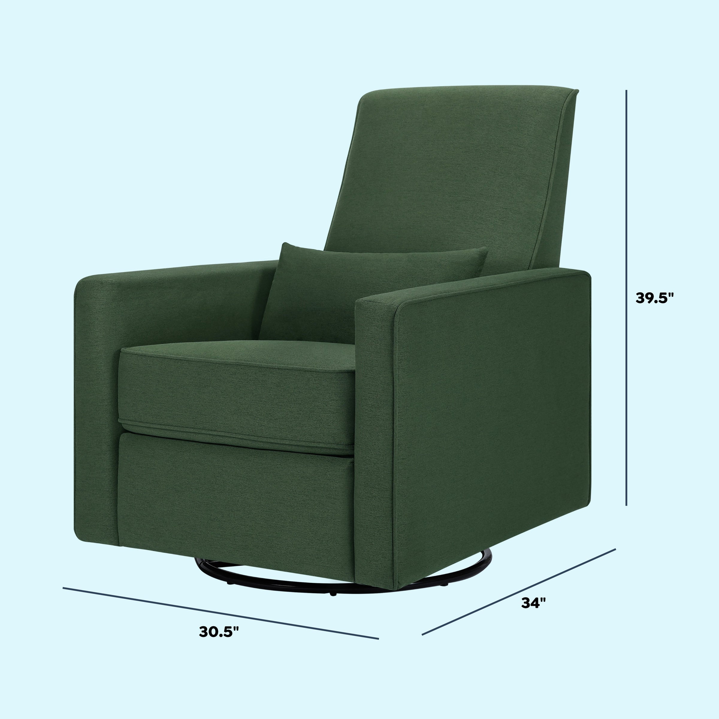 DaVinci Piper Recliner and Swivel Glider