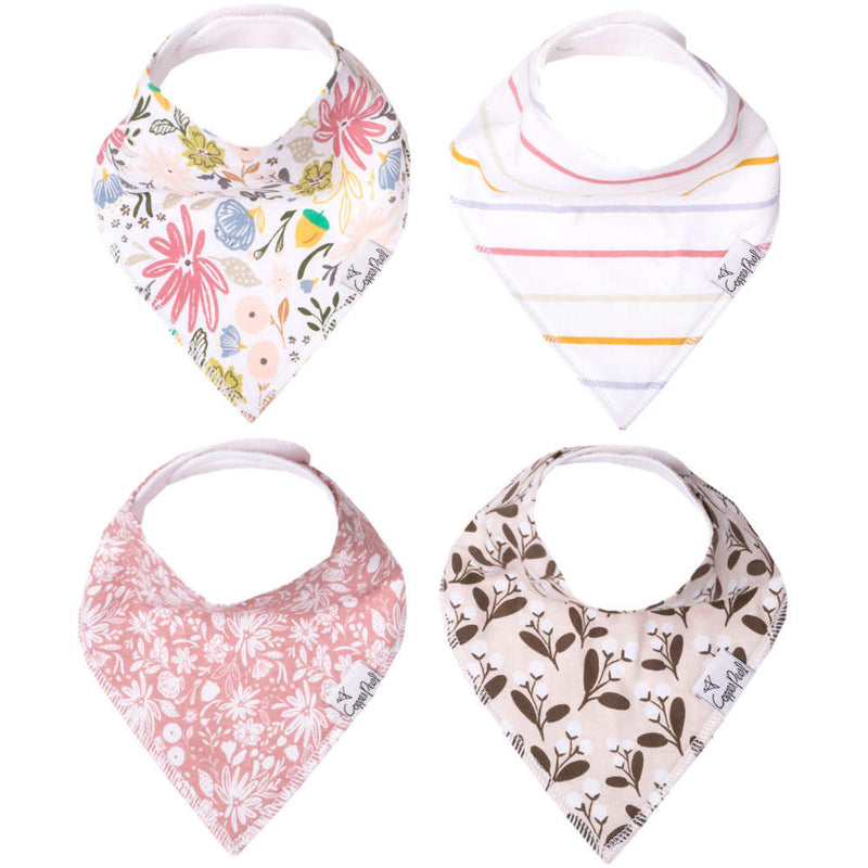 Copper Pearl Baby Bandana Bibs | Olive