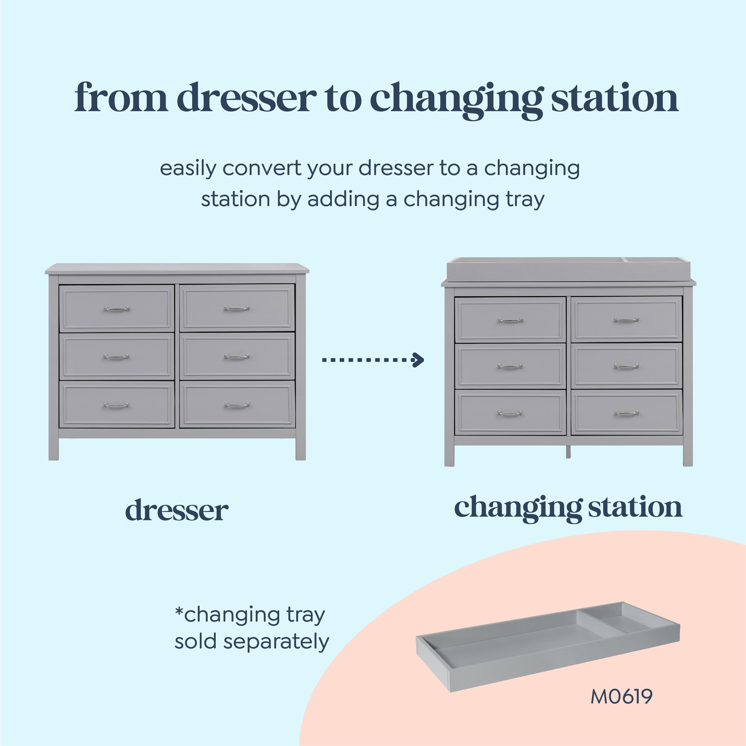 DaVinci Charlie 6-Drawer Double Dresser Storkland & Kids Too! DaVinci Charlie 6-Drawer Double Dresser Storkland & Kids Too!