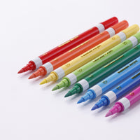 The Pencil Grip Magic Stix, Double-Ended Washable Acrylic Markers– Dual Tip (Bullet + Fine), 24 Pack