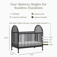 Namesake Alouette 3-in-1 Convertible Spindle Crib