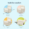 DaVinci Suzy Flex Recliner and Swivel Glider | Adjustable Headrest and Armrests