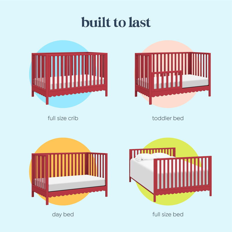 DaVinci Sammy Scallop 4-in-1  Convertible Crib