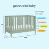 DaVinci Sammy Scallop 4-in-1  Convertible Crib