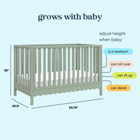 DaVinci Sammy Scallop 4-in-1  Convertible Crib