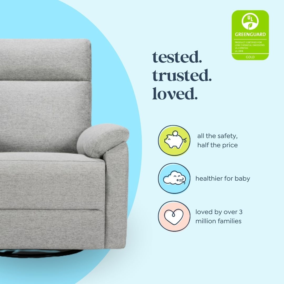 DaVinci Suzy Recliner and Swivel Glider