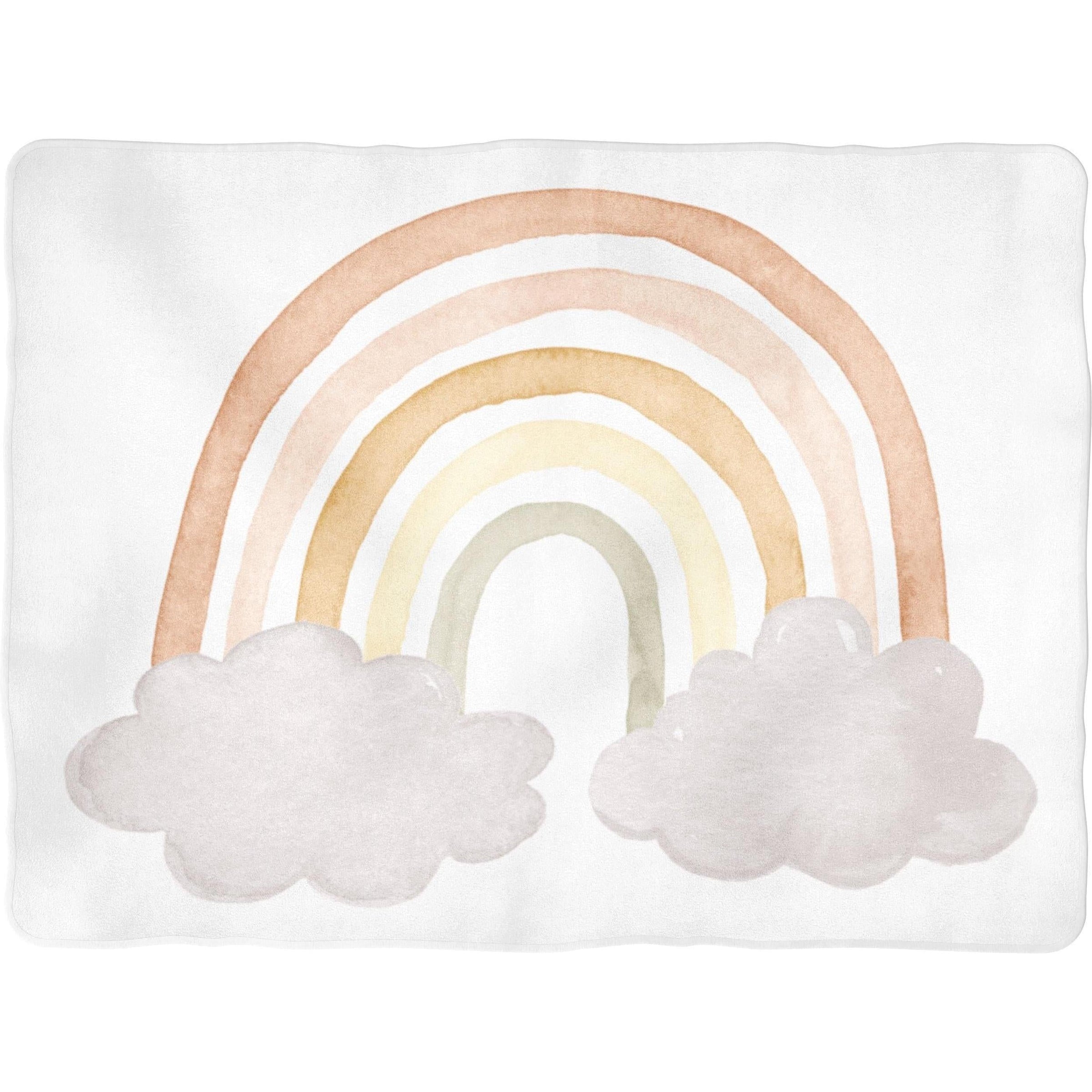 Sugar + Maple Backdrop Blanket | Neutral Rainbow No Name