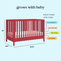 DaVinci Sammy Scallop 4-in-1  Convertible Crib