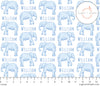 Sugar + Maple Plush Minky Fleece Personalized Blanket | Elephant