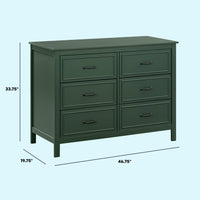 DaVinci Charlie 6-Drawer Double Dresser