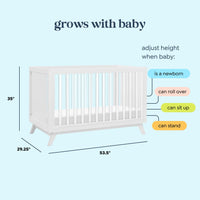DaVinci Otto 3-in-1 Convertible Crib | Acrylic Slats