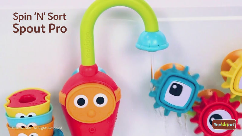 Yookidoo gioghi per bagnetto Spin 'n' sort spout pro