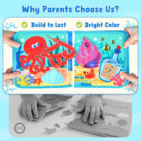 JoyCat 15-in-1 Ocean Friends Montessori Busy Book
