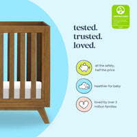 DaVinci Otto 3-in-1 Convertible Mini Crib with 4" Mattress