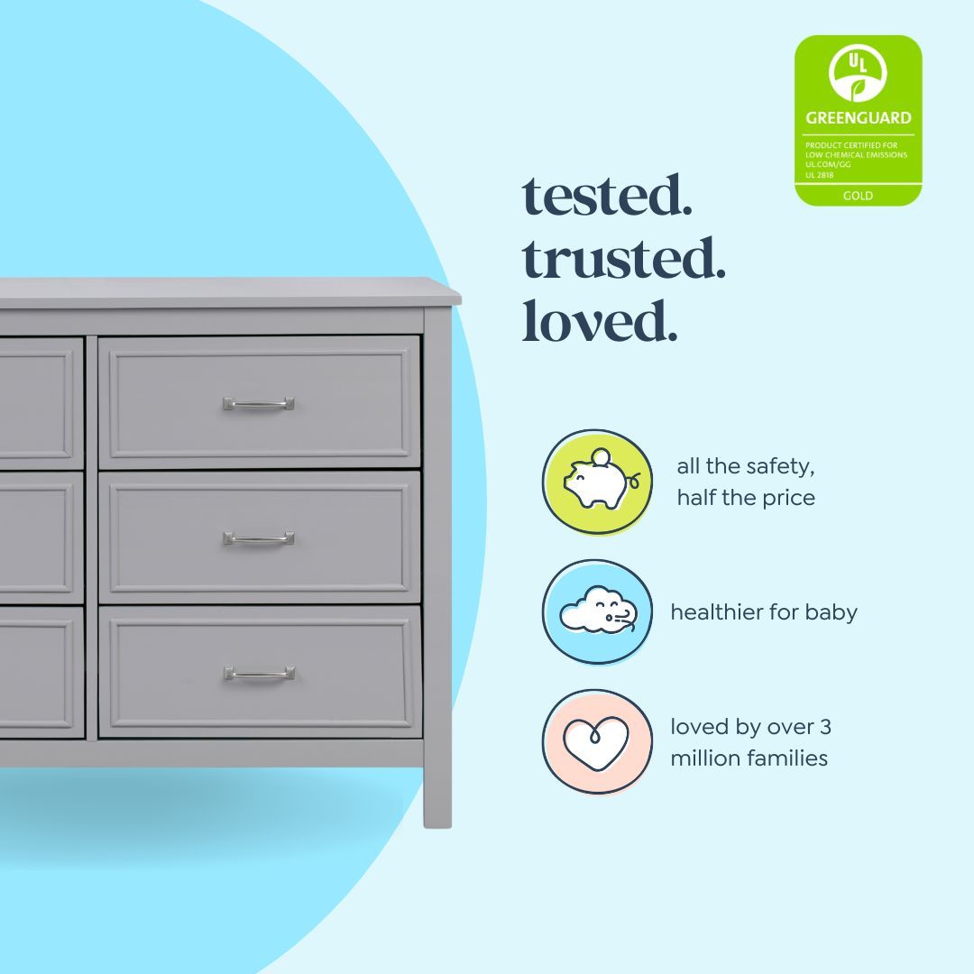 DaVinci Charlie 6-Drawer Double Dresser