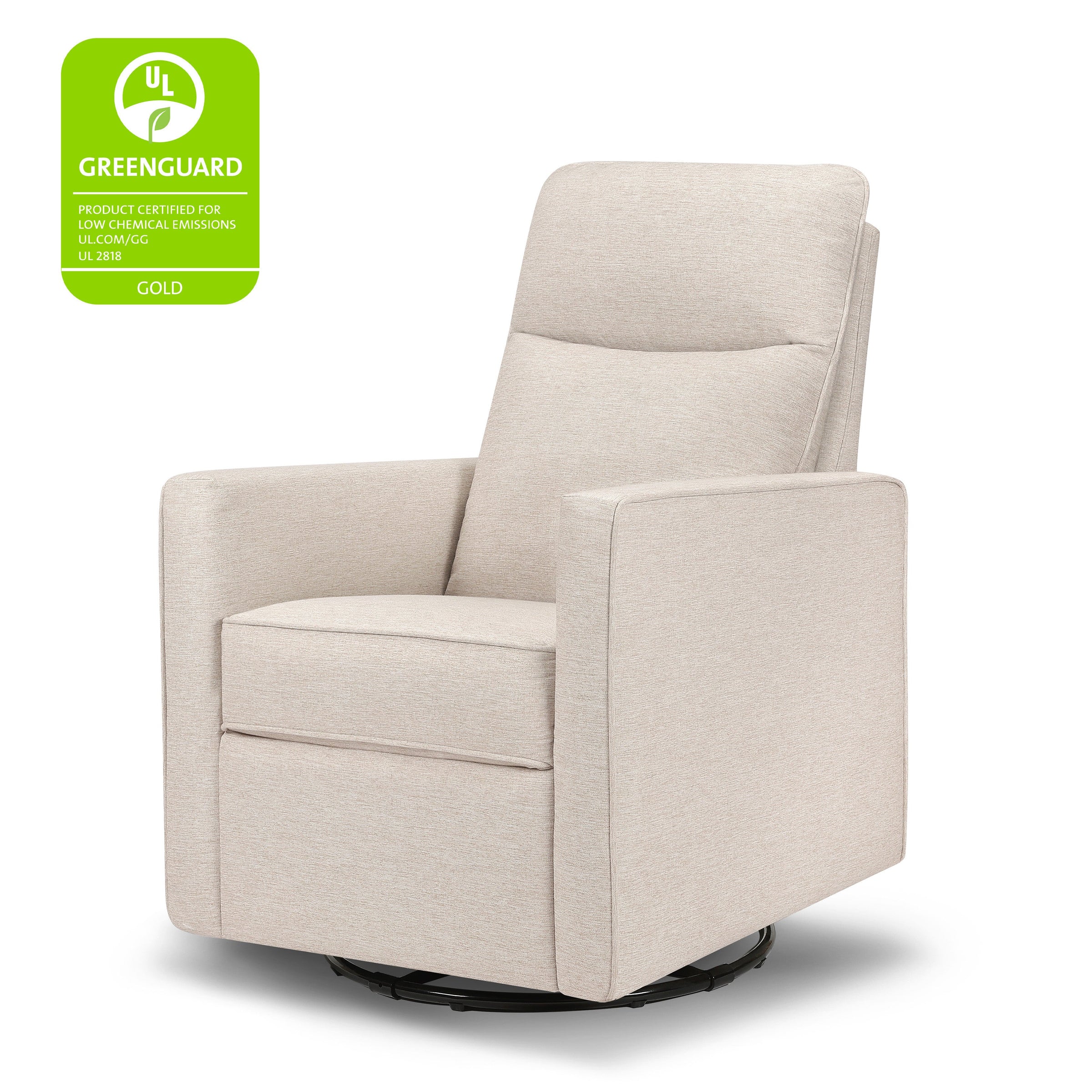 DaVinci Gabby Pillowback Swivel Glider
