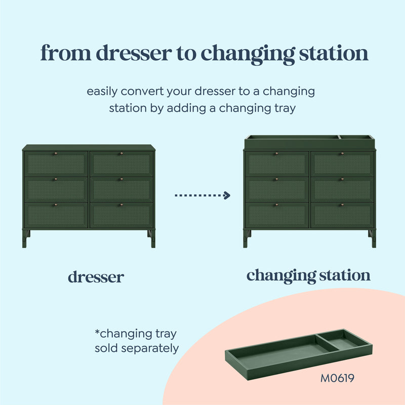 DaVinci Margot 6-Drawer Dresser