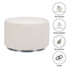 Babyletto Tuba Gliding Ottoman in Eco-Performance Fabric | Water Repellent & Stain Resistant
