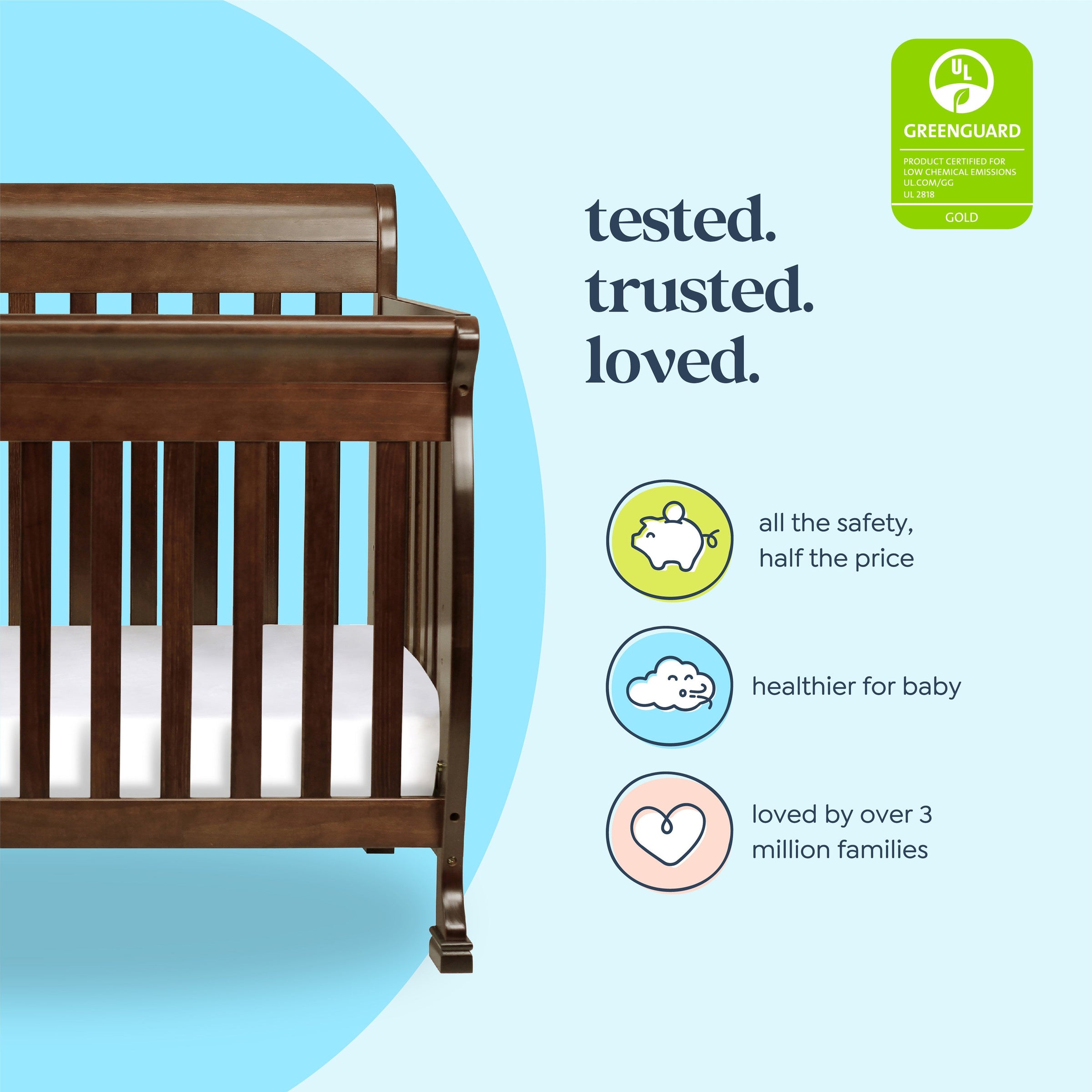 DaVinci Kalani 4-in-1 Convertible Crib