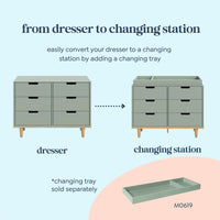 DaVinci Marley 6-Drawer Double Dresser