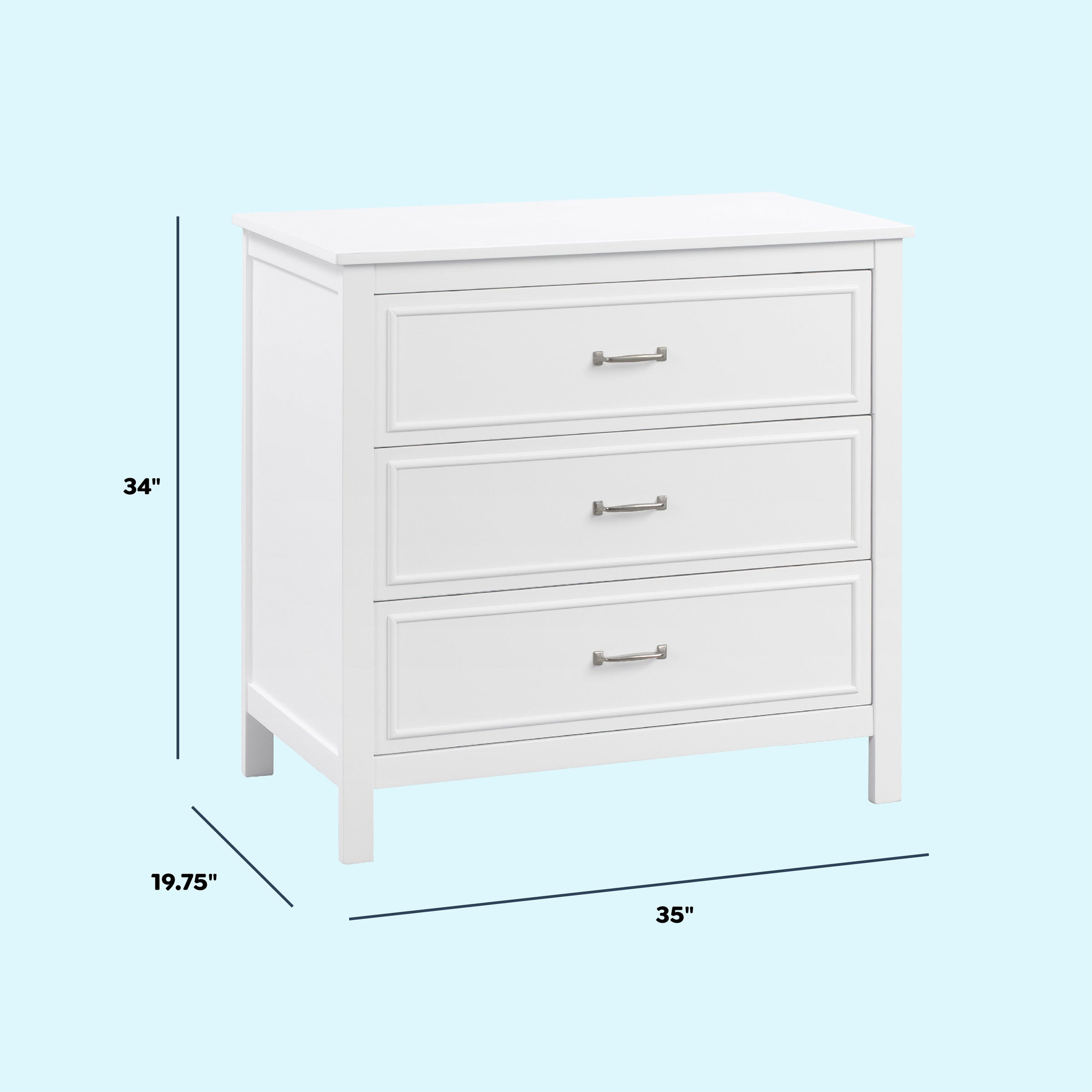 DaVinci Charlie 3-Drawer Dresser