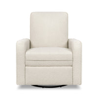 DaVinci Penny Recliner and Swivel Glider | Ivory Boucle Fabric