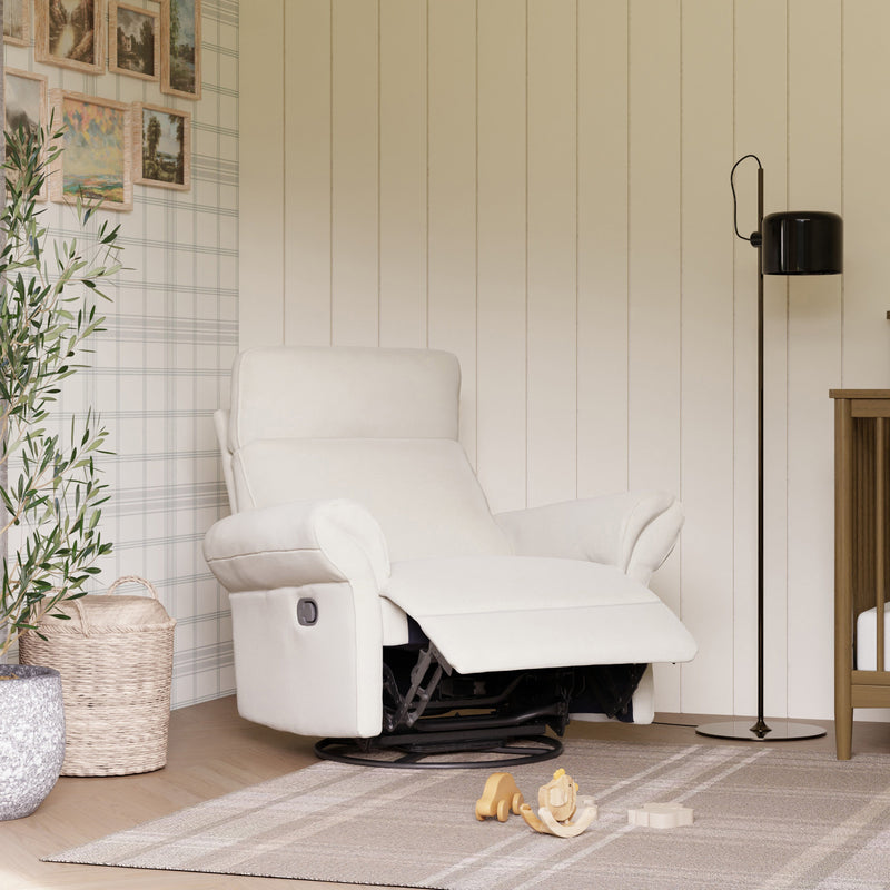 DaVinci Suzy Flex Recliner and Swivel Glider | Adjustable Headrest and Armrests