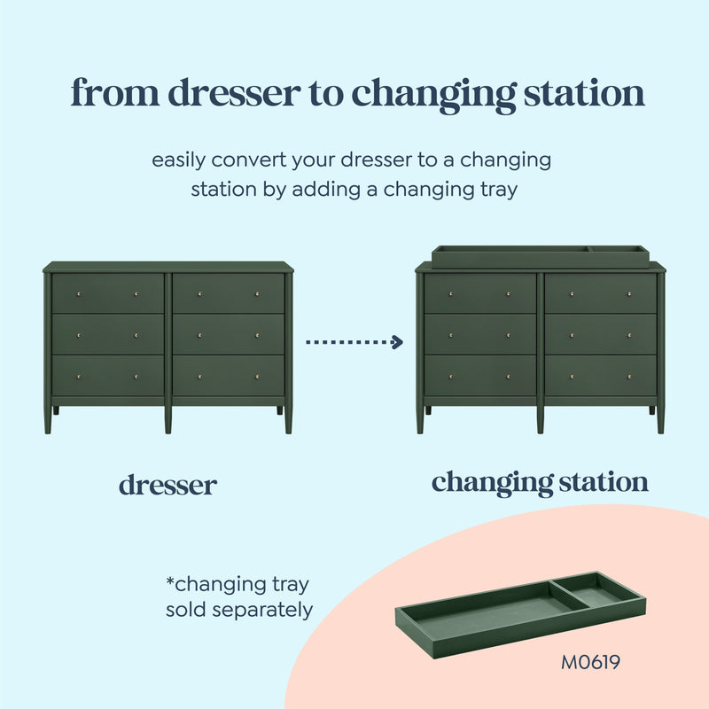 DaVinci Frem 6-Drawer Dresser