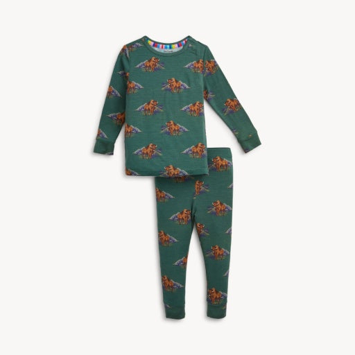 Magnetic Me Bison Modal Long Sleeve Long Pant PJ