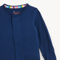 Magnetic Me Blue Solid Modal Footie