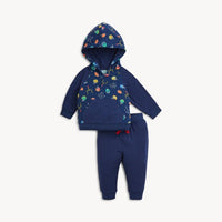Magnetic Me First Down Fun Modal Long Sleeve Hoodie with Jogger