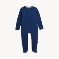 Magnetic Me Blue Solid Modal Footie