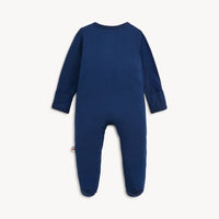 Magnetic Me Blue Solid Modal Footie