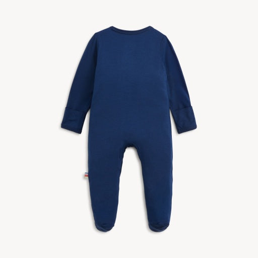Magnetic Me Blue Solid Modal Footie