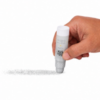 The Pencil Grip Glitter Stix, Mess Free Glitter, Red, Gold, Silver & Blue, Set of 4