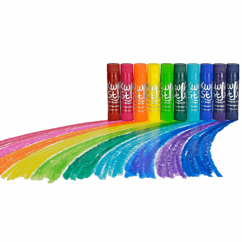 The Pencil Grip Kwik Stix Paint Sticks, Set of 10 Jewel Tones