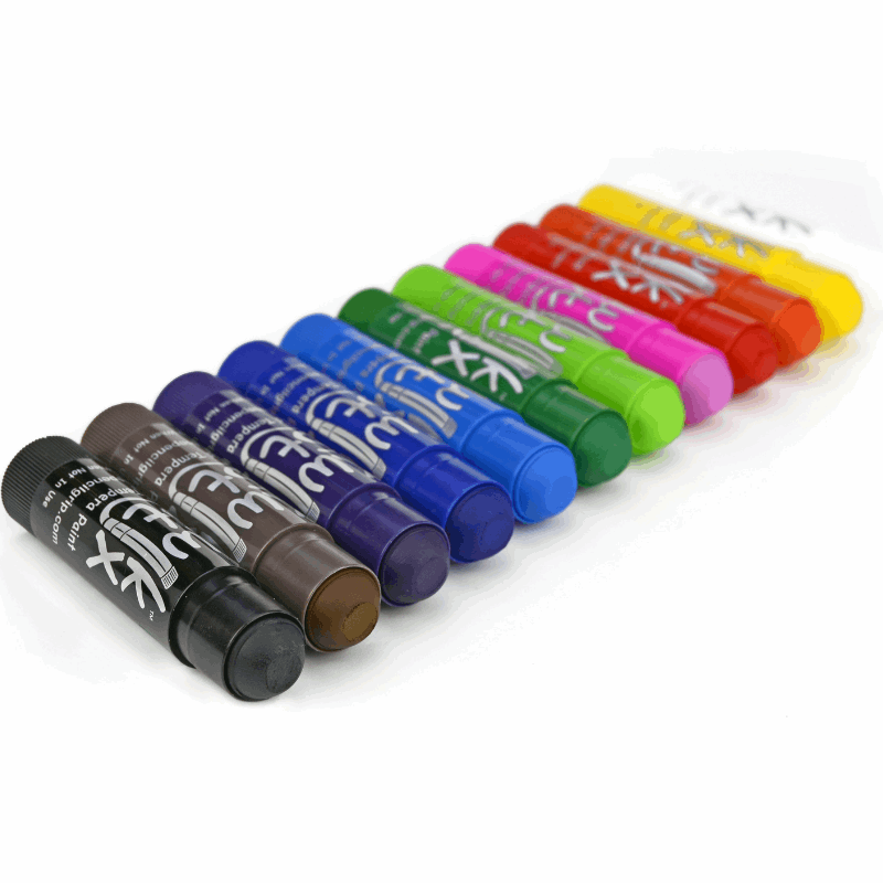 The Pencil Grip Kwik Stix Paint Sticks, Set of 12 Classic Colors
