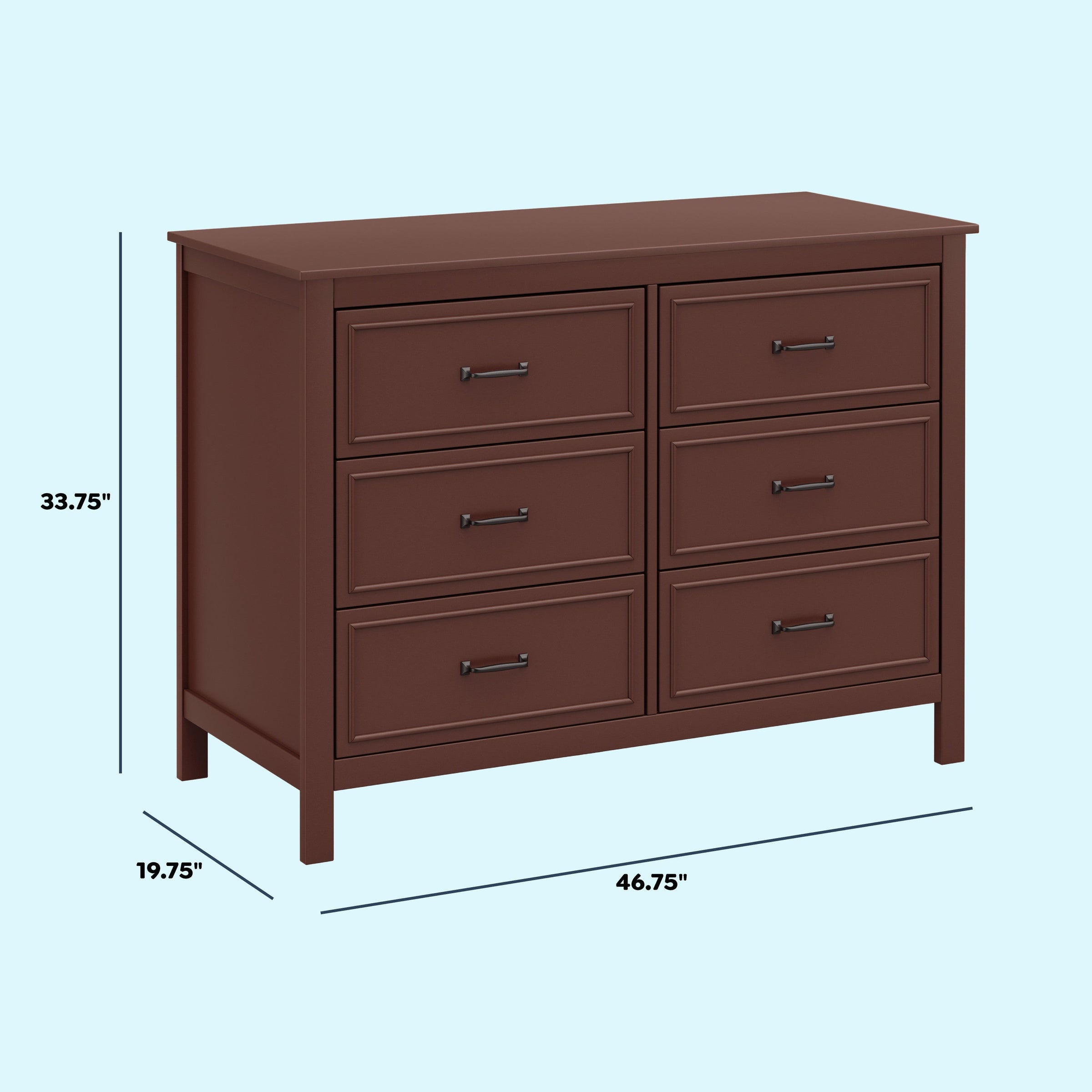 DaVinci Charlie 6-Drawer Double Dresser