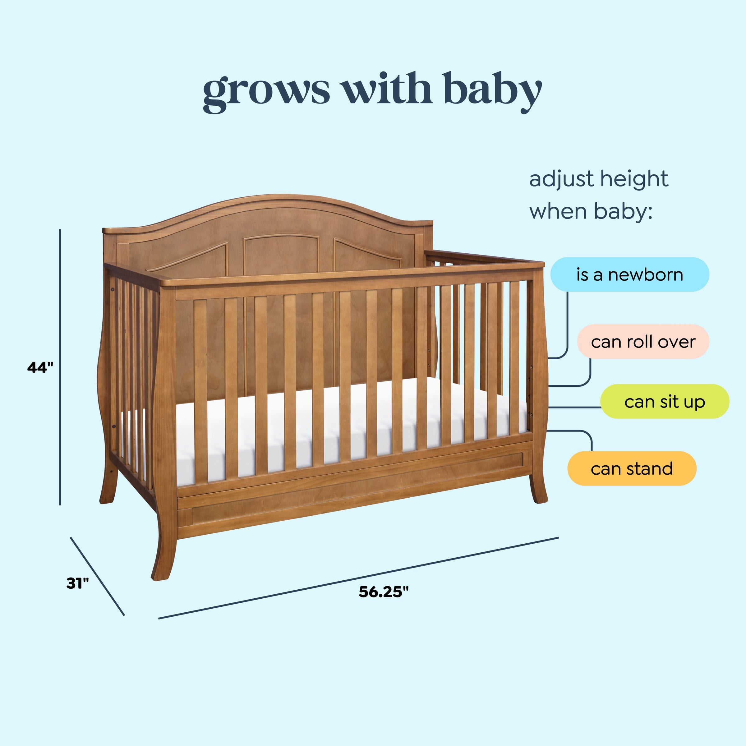 DaVinci Emmett 4-in-1 Convertible Crib