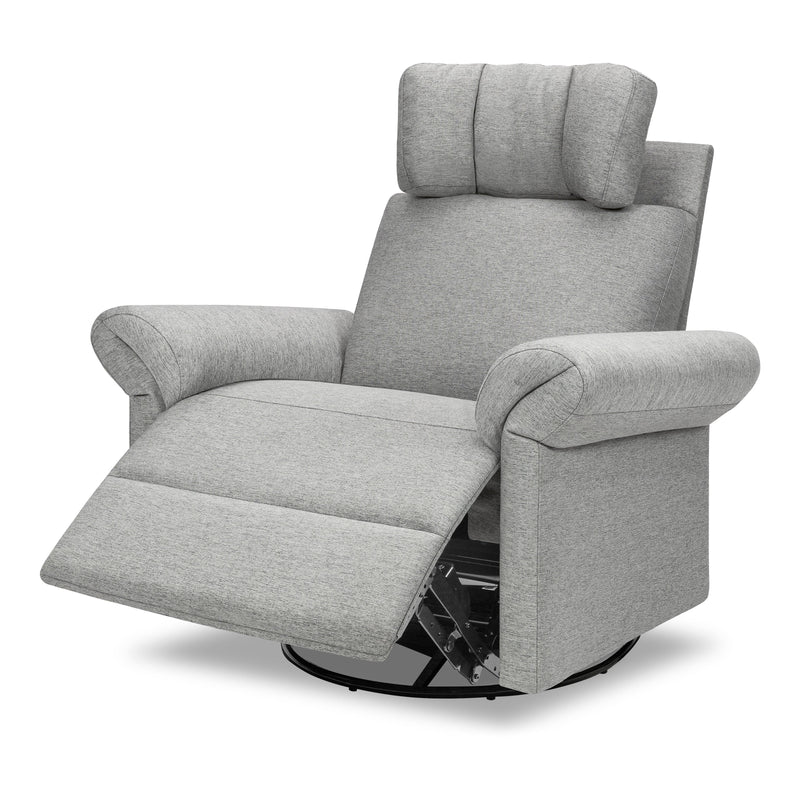 DaVinci Suzy Flex Recliner and Swivel Glider | Adjustable Headrest and Armrests