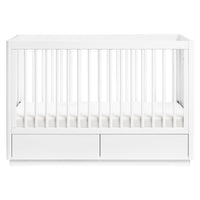 Babyletto Bento 3-in-1 Convertible Storage Crib with Toddler Bed Conversion Kit